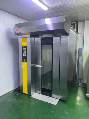 이아수르 전기 로터리 락 오븐 두배는 36 트레이 18X26 &quot; 빵 케이크와 원판피자를 괴롭힙니다