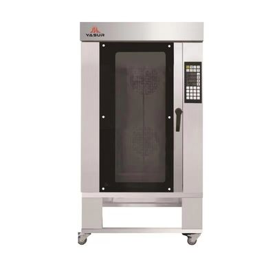 덴마크 크르와상 빵 빵 쿠키와 반죽 과자를 위한 반대 대류 오븐 10 트레이 40X60cm 하에 16 kw
