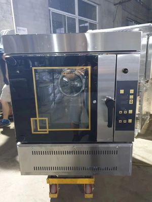 빵과 반죽 과자 베이킹용을 위한 이아수르 다섯 트레이 상업적 가스 대류 오븐 40X60cm은 고속 가열 속도를 사용합니다