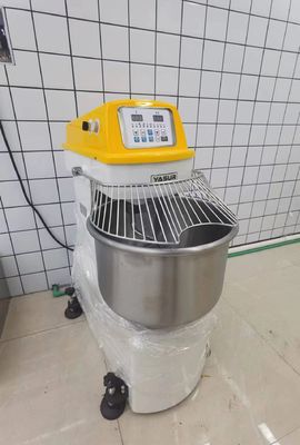 120대 킬로그램 스테인레스 강 나선형 도우 믹서 0.55 kw 이중 속도 주방용 조리대 나선형 믹서