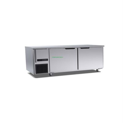 1200×700×800mm 광고 테이블 상부 냉장고 260l 200w 작업표 냉장고 2 문