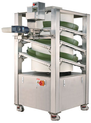 수직 쪽 분할기 기계 6000 pcs/H 50-2000g 빵 순회자 기계