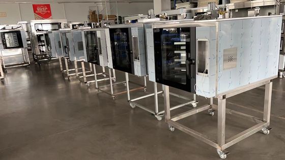 9.5 kw 상승 기류 로스터 오븐 덴마크어 크르와상 빵 상업적 로터리 오븐